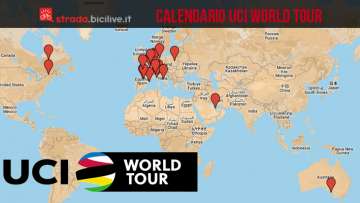 Il calendario UCI World Tour 2016
