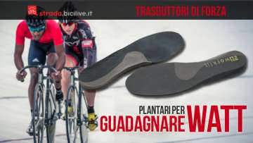 guadagnare watt nel ciclismo usando i plantari trasduttori di forza