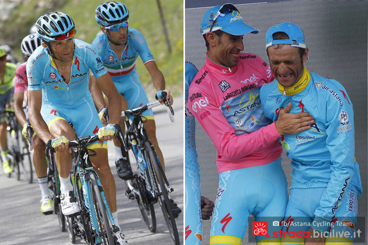 Scarponi e Nibali al Giro 2016