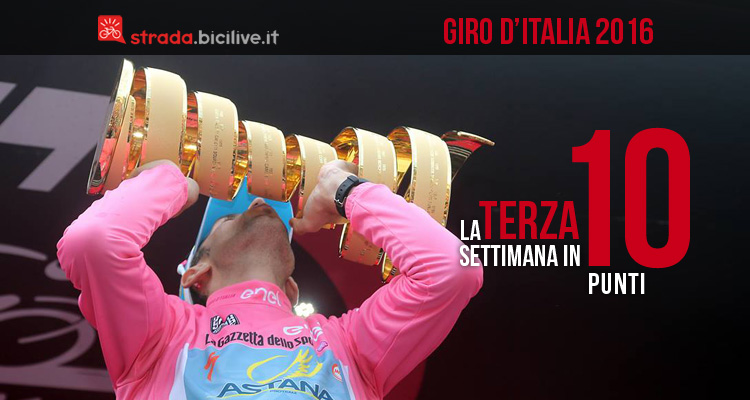 commento alla vittoria di Nibali al Giro d'Italia 2016