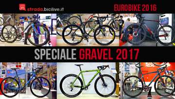 foto di una serie di bici gravel 2017 a eurobike