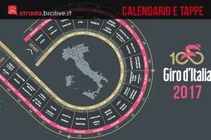 calendario e tappe del giro d'italia 2017