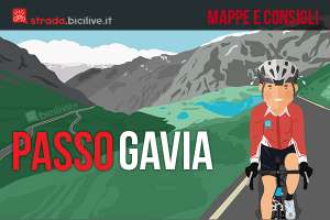 mappe itinerario e consigli per affrontare il passo Gavia in bici