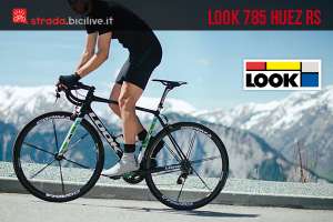 ciclista con look 785 huez rs in carbonio