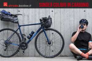 sonder colibri bici per bikepacking in carbonio