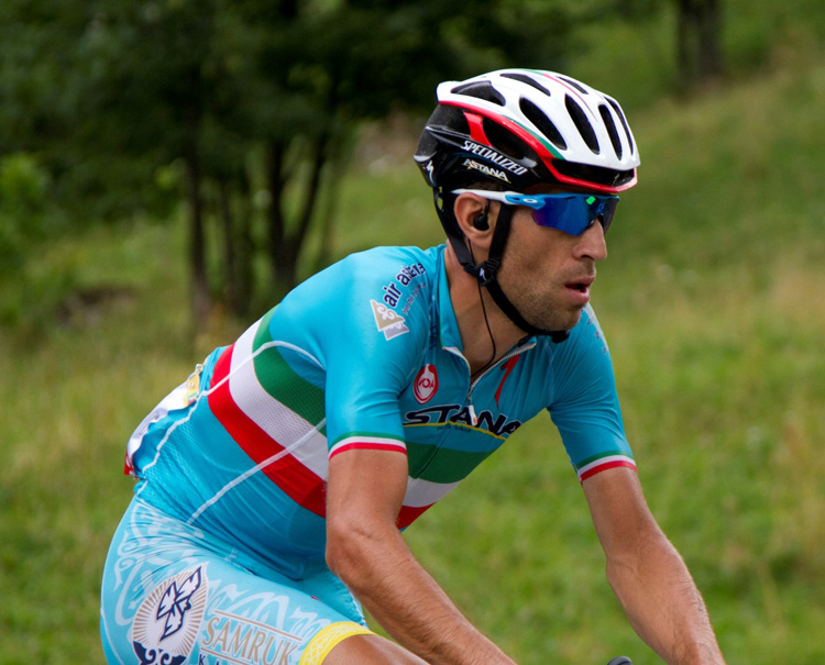 Il ciclista professionista italiano Vincenzo Nibali