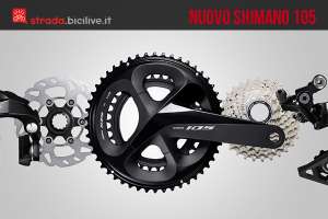 Il nuovo gruppo Shimano 105 R7000