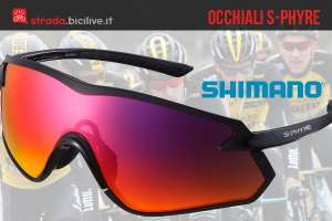 Occhiali Shimano S-Phyre per ciclisti strada