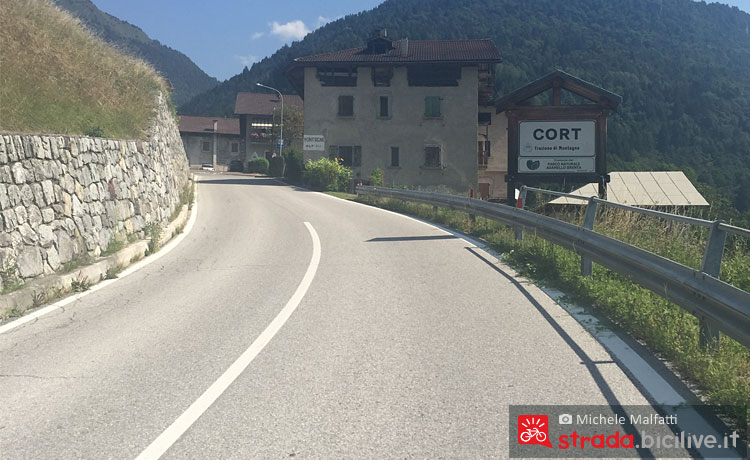 pendenza della salita al passo Daone in Trentino