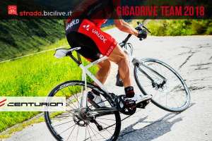 ciclista in sella a una Centurion Gigadrive Team 2018