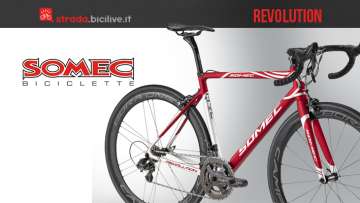 Il telaio di carbonio per biciclette da corsa Somec Revolution