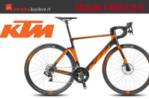 bici da corso top di gamma del catalogo KTM 2019