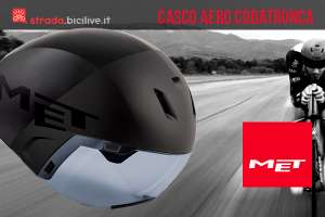 casco aero da triathlon MET Codatronca