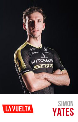 Simon Yates primo alla Vuelta 2018