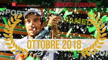 Pinot vincitore del Lombardia 2018 e di altre gare