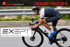 Le bici da strada Exept 2019: catalogo e listino prezzi