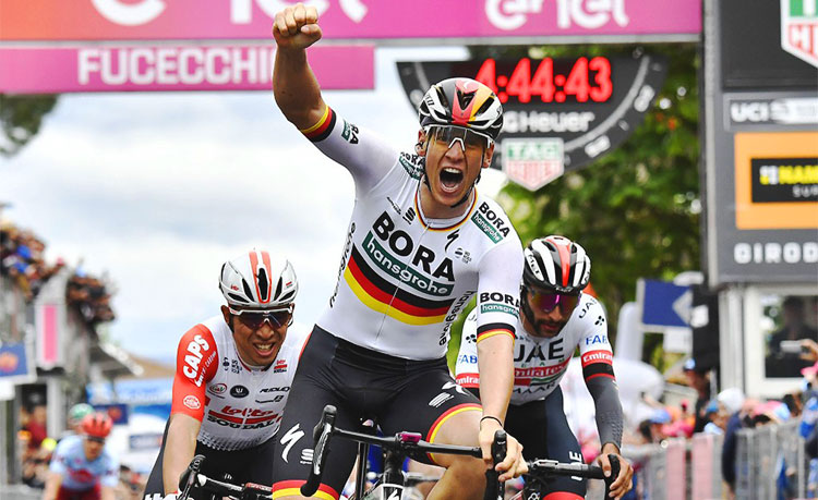 vittoria di Pascal Ackermann alla seconda tappa del giro italia 2019