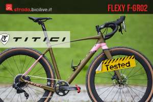Il test della bici gravel in carbonio Titici Flexy F-GR02