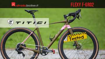 Il test della bici gravel in carbonio Titici Flexy F-GR02