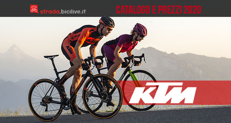 KTM: il catalogo e il listino prezzi delle bici strada e gravel 2020