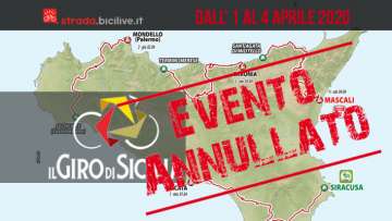Giro di Sicilia 2020: gara annullata
