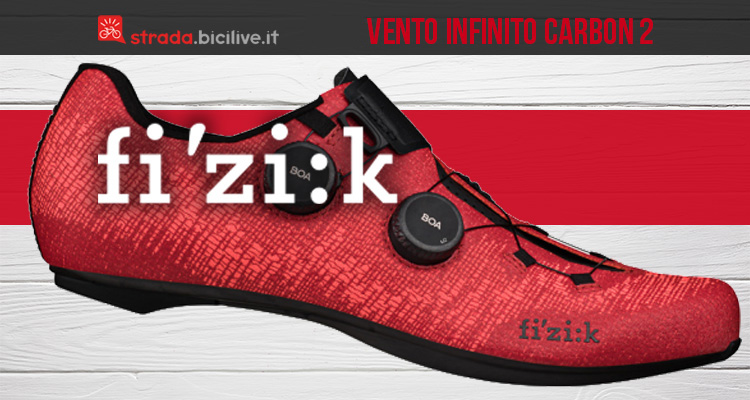 La nuova scarpa per bici da corsa Fizik Vento Infinito Carbon 2