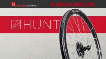 Le nuove ruote per bici da corsa Hunt 42 Limitless Gravel Disc 2021