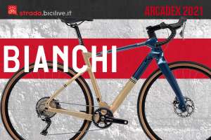 Bianchi Arcadex 2021: bici gravel telaio in carbonio