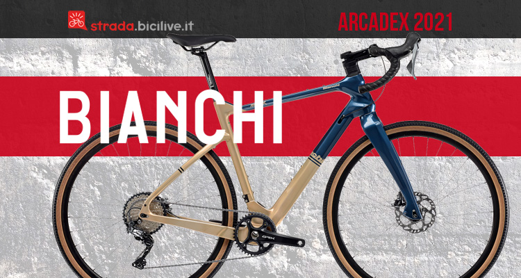 Bianchi Arcadex 2021: bici gravel telaio in carbonio