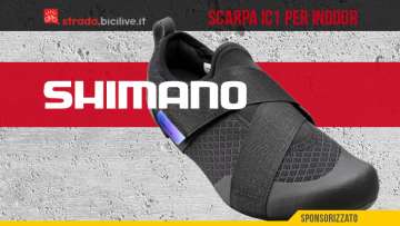 Le nuove scarpe per l'allenamento ciclistico indoor Shimano IC1 2021