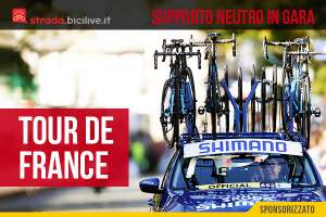 Shimano sarà il fornitore dell'assistenza neutra durante il Tour de France 2021