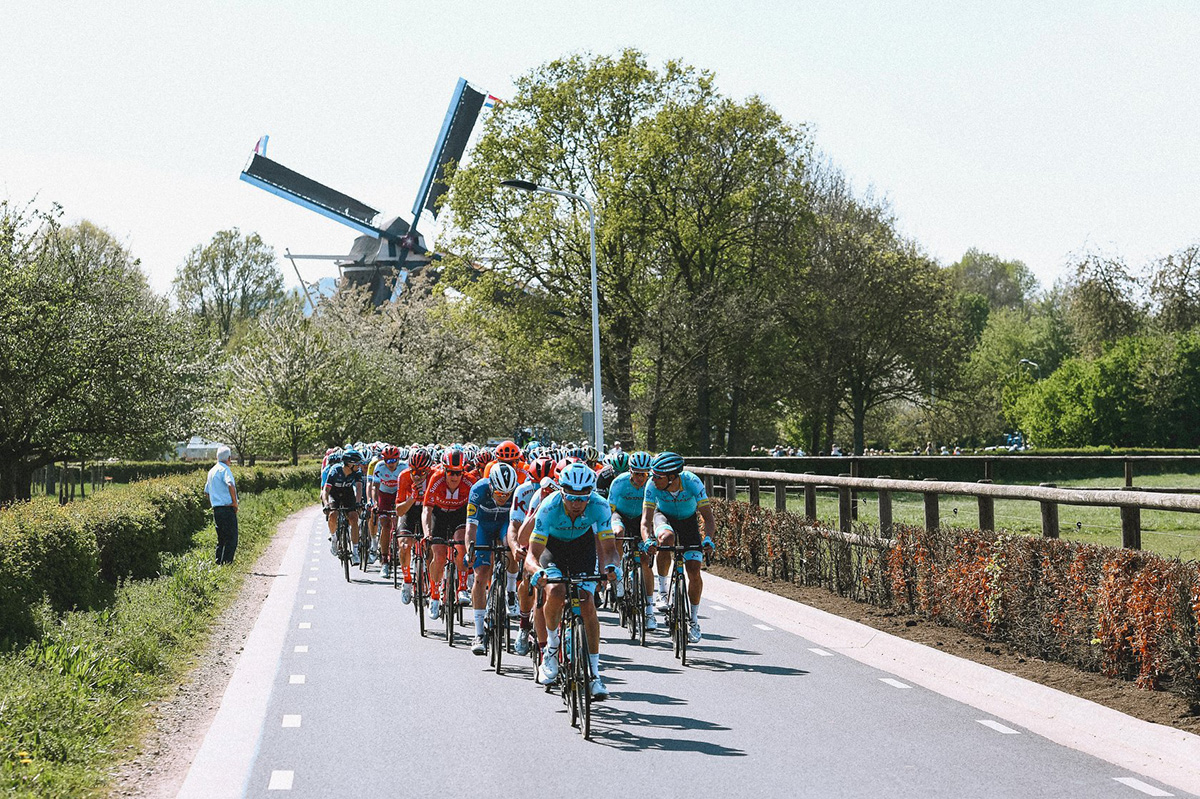 Il bel paesaggio olandese nel quale si svolge la Amstel Gold Race