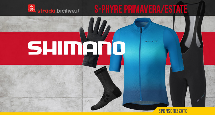 La nuova collezione primavera/estate di capi per il ciclismo Shimano S-Phyre 2021