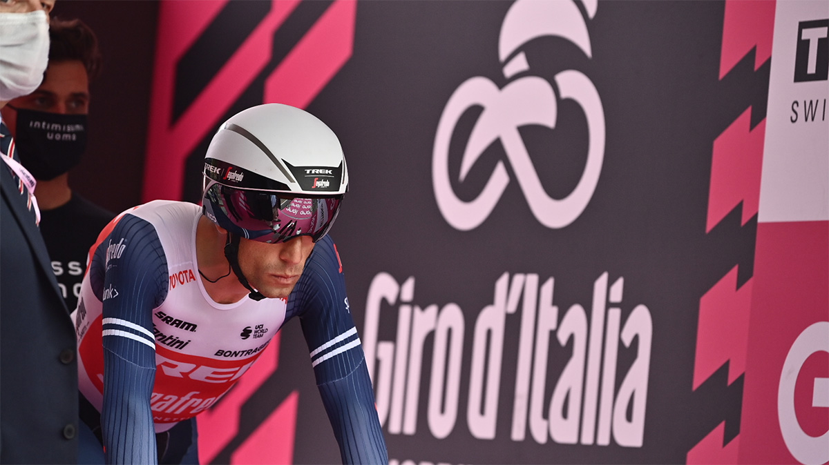 Uno scatto di Vincenzo Nibali durante lo scorso Giro D'Italia
