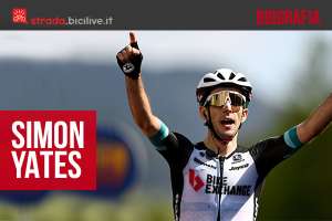 La biografia del campione di ciclismo Simon Yates