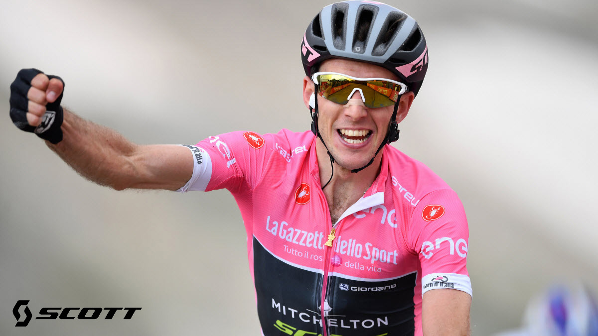 Il campione di ciclismo Simon Yates durante il Giro D'Italia 2018