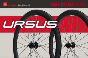 Le nuove ruote per bici da corsa compatibili con freni a disco Ursus C37 e C50 Disc 2021