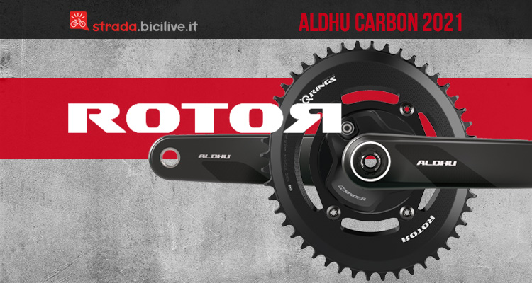 La nuova trasmissione per bici da corsa Rotor Aldhu Carbon 2021