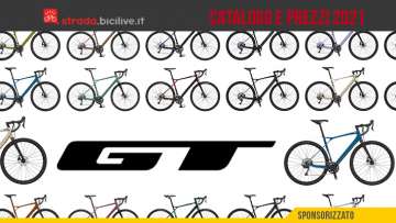 Il catalogo e i prezzi delle nuove biciclette da gravel GT 2021