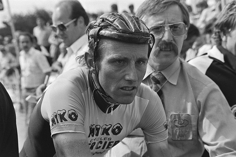 Foto di Joop Zoetemelk durante la Vuelta de Espana nel 1979