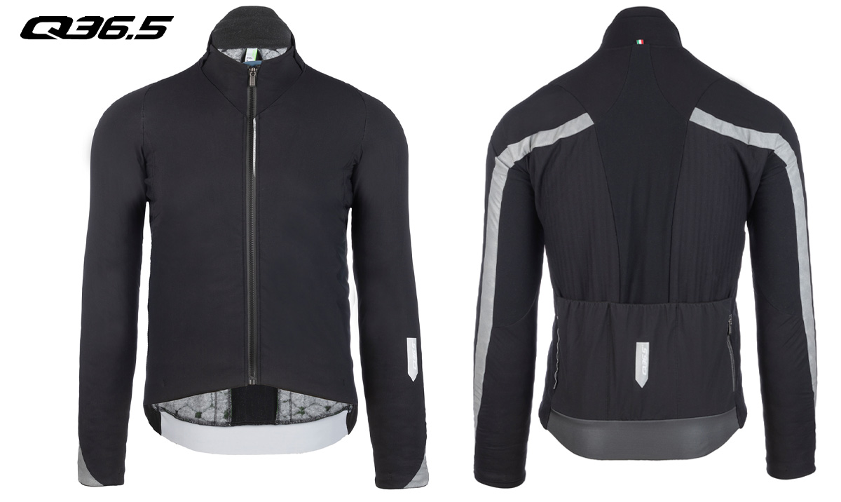 La nuova giacca per ciclisti Q36.5 Interval Termica 2022 vista di fronte e retro