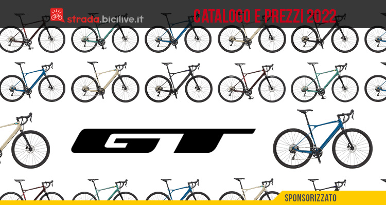 Il catalogo e i prezzi delle nuove biciclette da gravel GT 2022