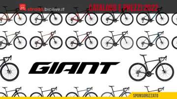 Il catalogo e i prezzi delle nuove bici da corsa e da gravel Giant 2022