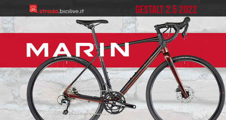 Marin Gestalt 2.5 2022: bici gravel con trasmissione Shimano Tiagra