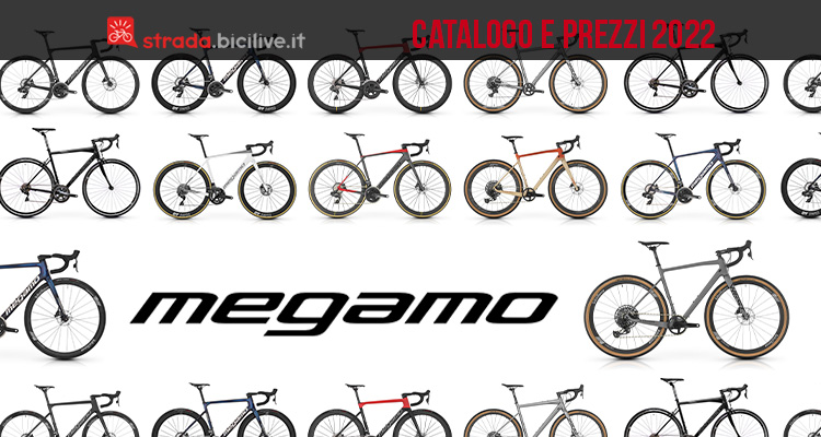Il catalogo e i prezzi delle nuove biciclette da strada e gravel Megamo 2022