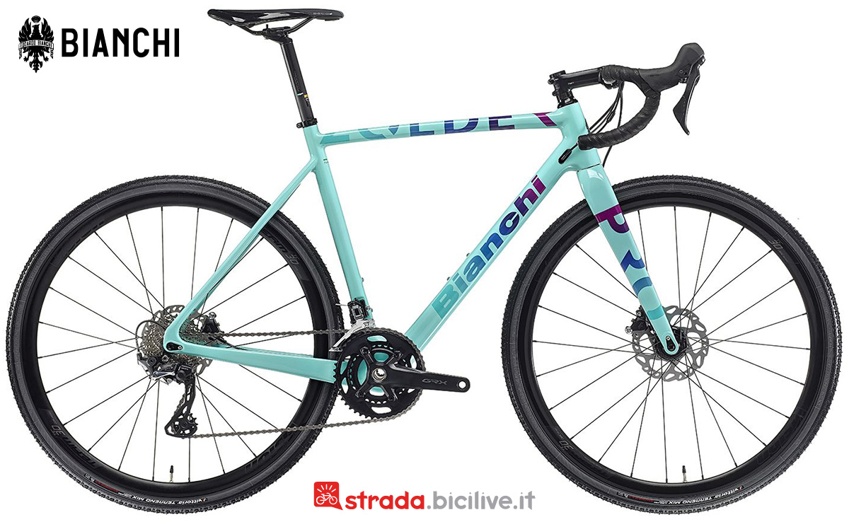 La nuova bicicletta da ciclocross Bianchi Zolder Pro Disc Shimano GRX 600 11v 2022