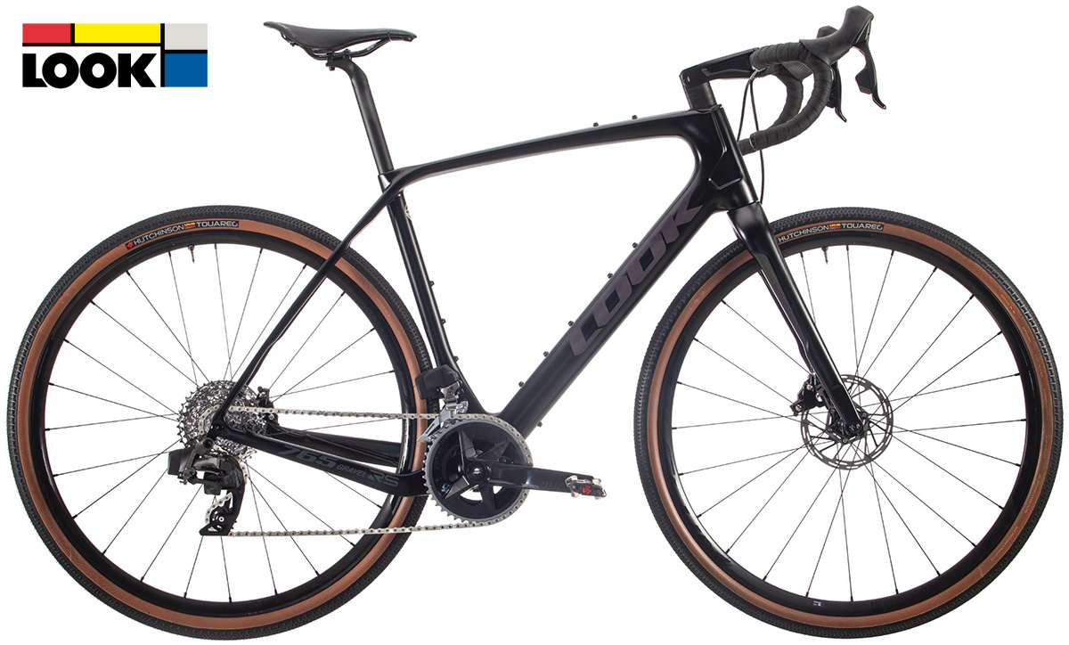 La nuova bicicletta Look 765 Gravel RS Black Chromatic Petrol Full Glossy 2022