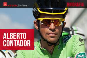La biografia del ciclista Alberto Contador