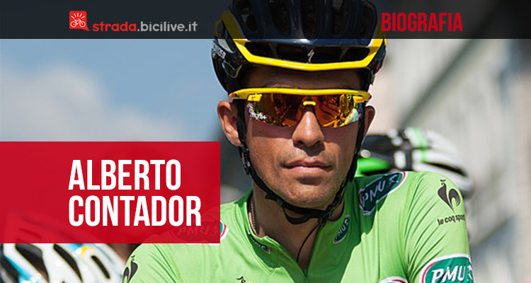 La biografia del ciclista Alberto Contador