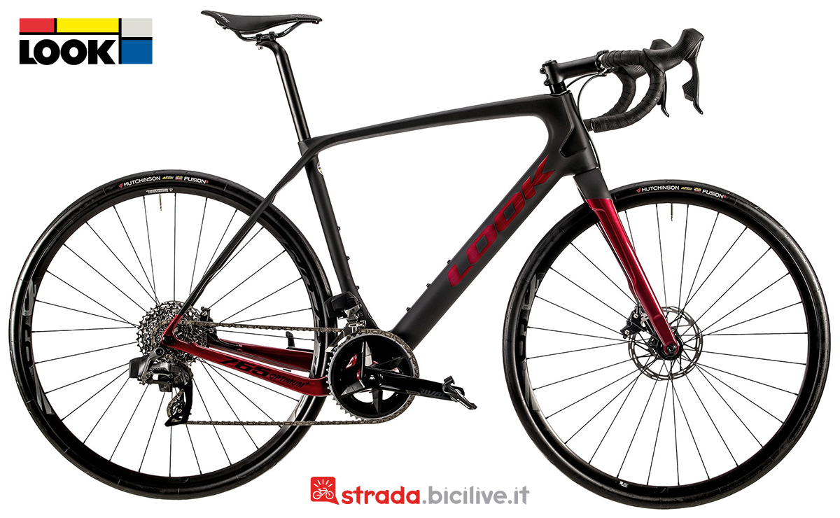La nuova bicicletta da corsa Look 765 Optimum+ Interference Red Mat Glossy 2022